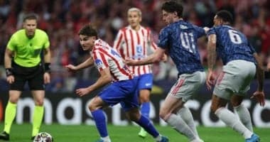 أتلتيكو مدريد يتعادل مع أرسنال 1  1 فى ذهاب نصف نهائي دوري الأبطال.. فيديو وصور