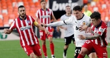 تشكيل مباراة فالنسيا ضد أتلتيكو مدريد فى الدوري الإسبانى
