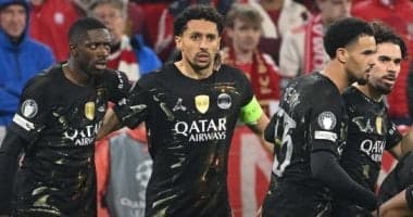 باريس سان جيرمان يتفوق على بايرن ميونخ بهدف في الشوط الأول