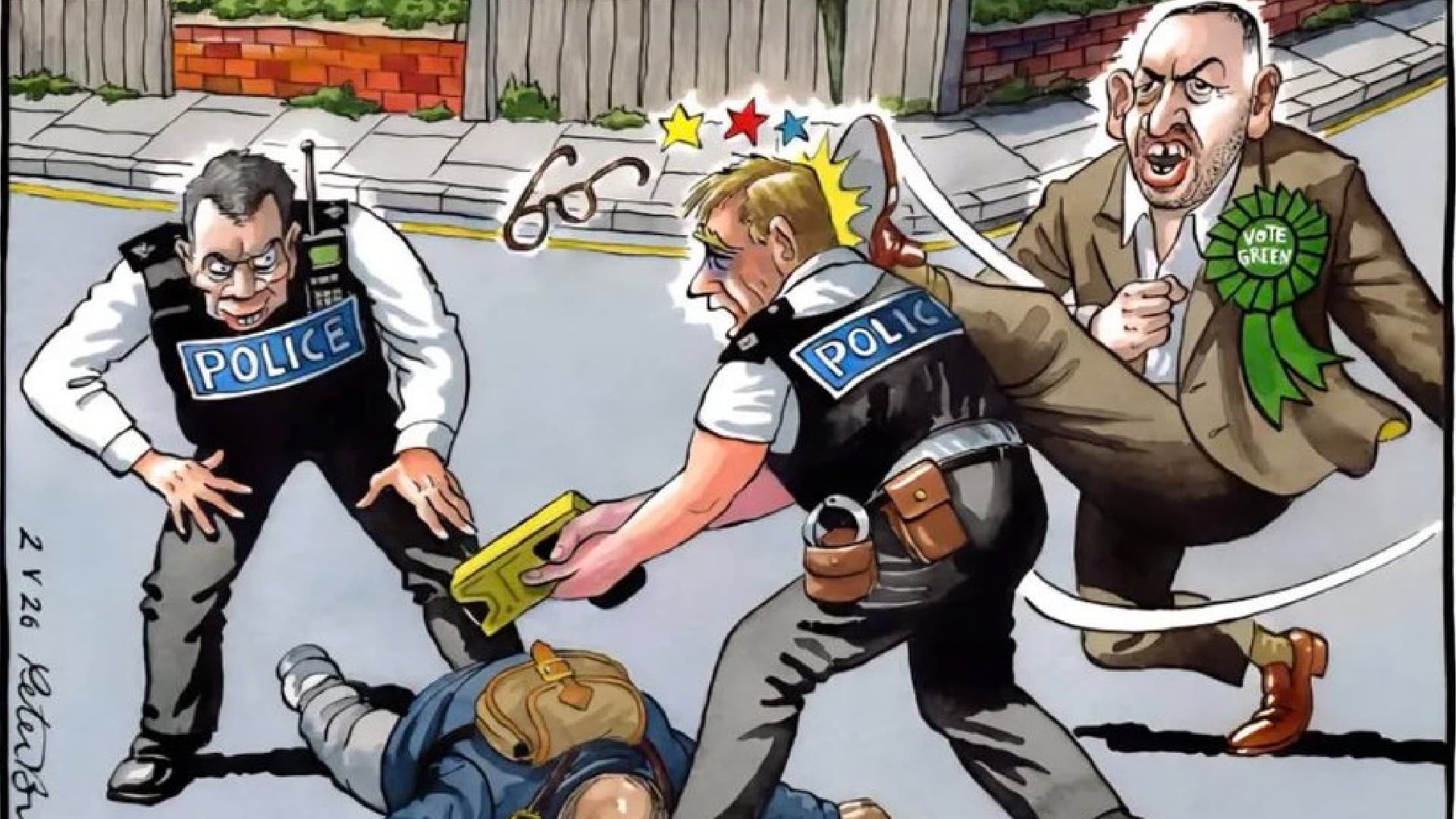 Green Party leader Zack Polanski condemns vile antisemitic caricature in The Times