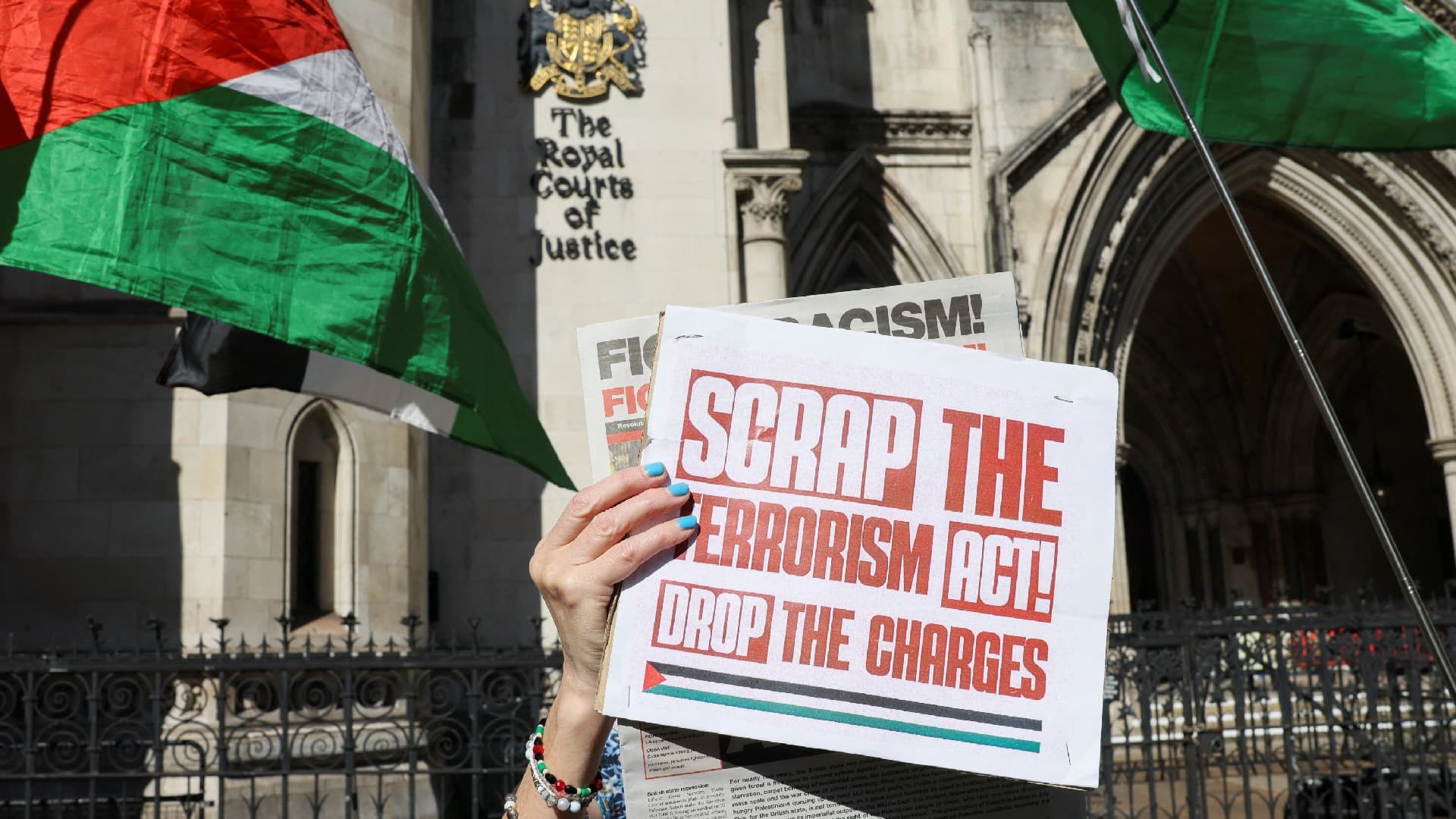 UK government fights to revive ban on Palestine Action in appeal