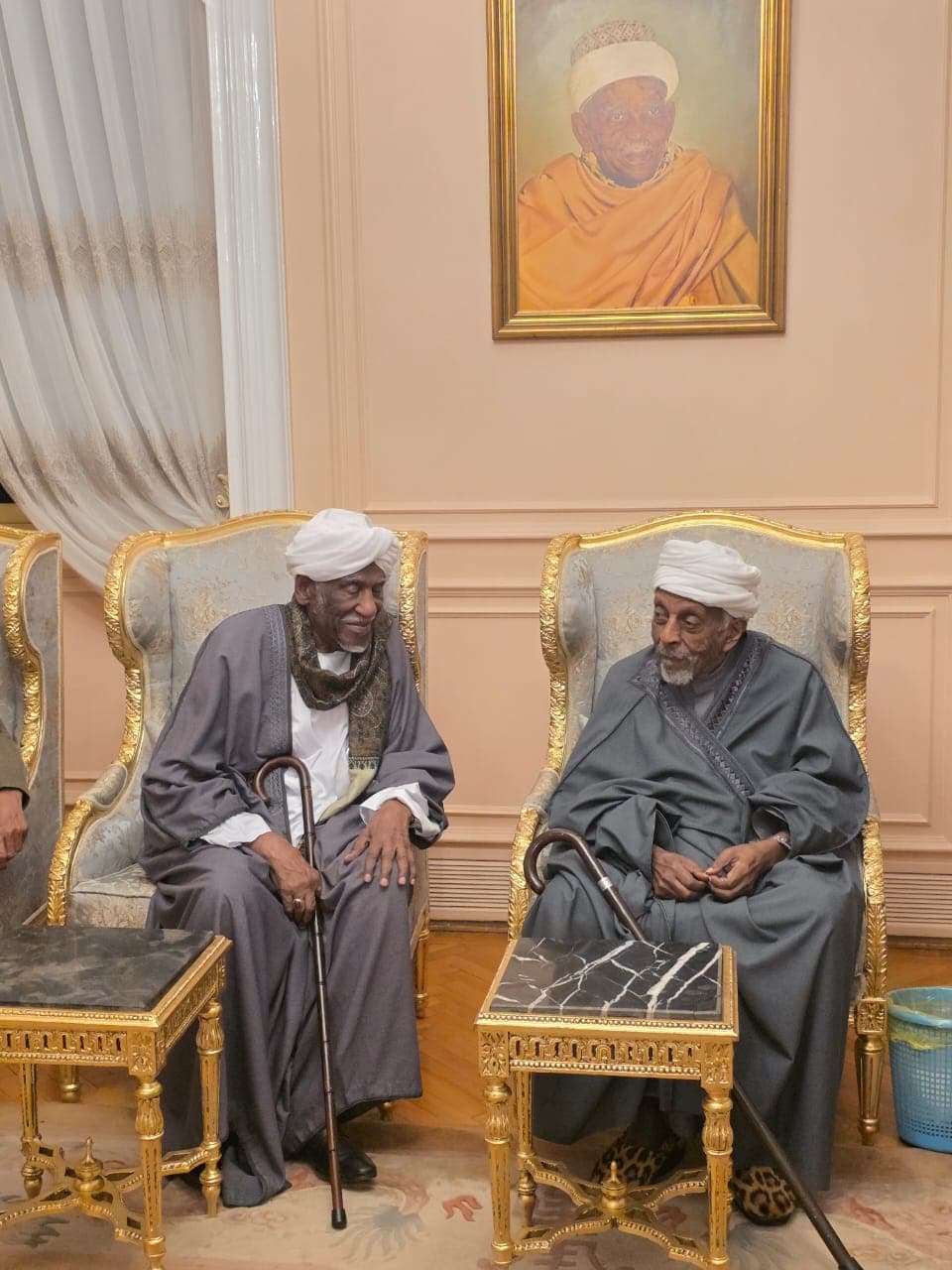 لقاء رمزي بالقاهرة يجمع الميرغني و المهدي