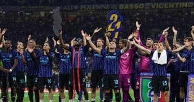 شاهد لحظة تتويج إنتر ميلان بلقب الدوري الإيطالي 20252026