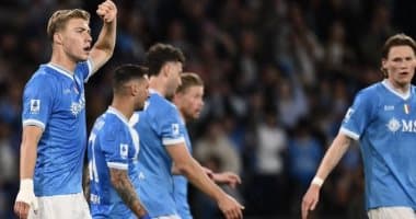 نابولى في اختبار صعب أمام كومو بالدوري الإيطالي