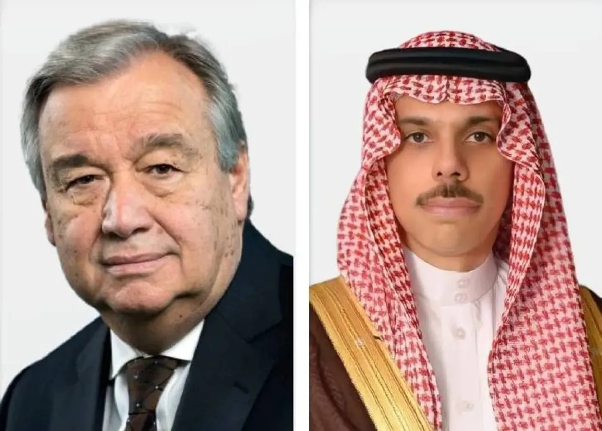 فيصل بن فرحان وغوتيريش يبحثان المستجدات الإقليمية والدولية