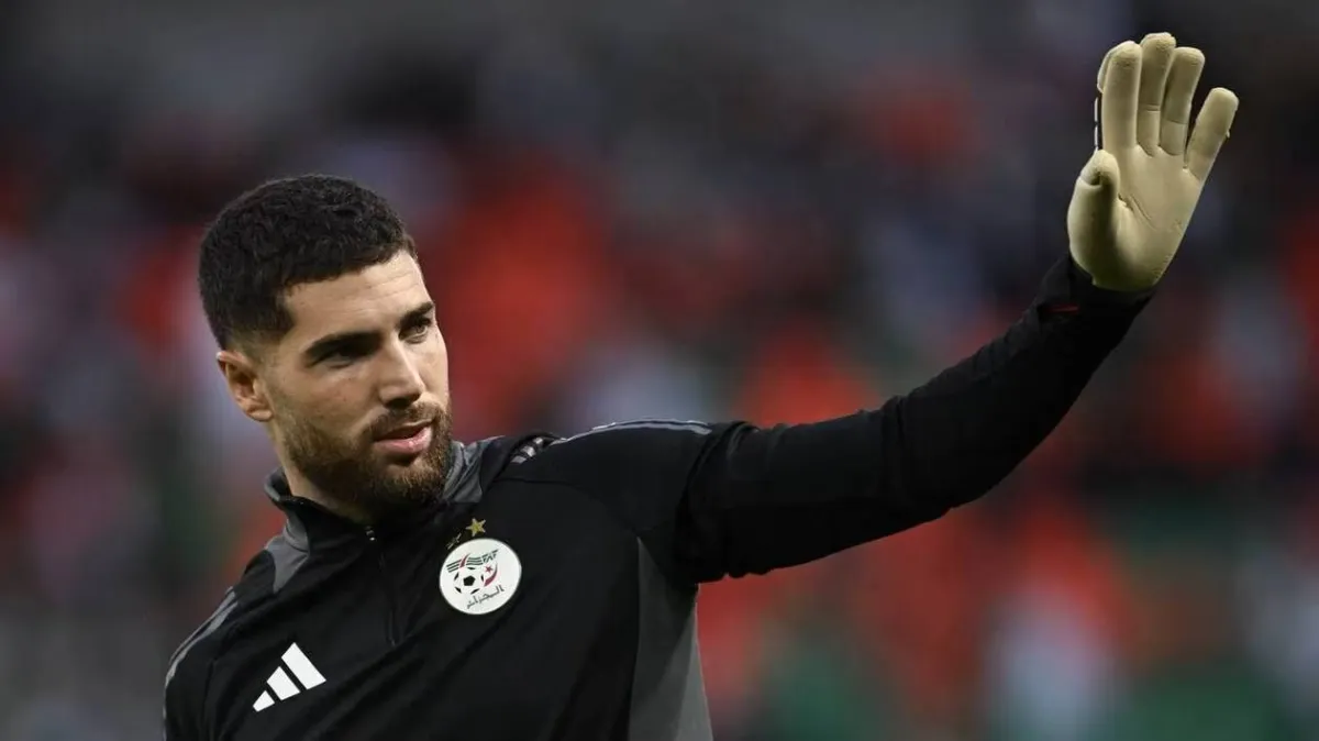 Algerias Luca Zidane Doubt for World Cup After Jaw Fracture