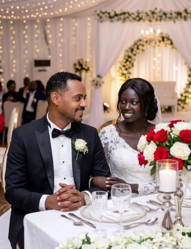 شاهد بالصور.. زواج مهندس سوداني من حسناء قبيلة الدينكا بجنوب السودان