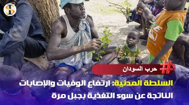 السلطة المدنية: ارتفاع الوفيات والإصابات الناتجة عن سوء التغذية بجبل مرة