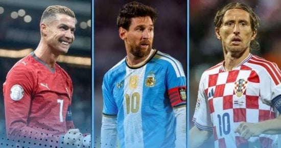 ميسي ورونالدو ومودريتش ضمن 66 لاعبا تخطوا حاجز الألف مباراة