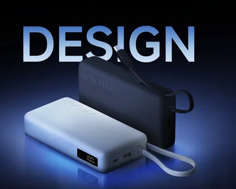 شاومي تطلق بنك طاقة جديد بسعة 20000 mAh وحجم الجيب مع كابل مدمج وشاشة