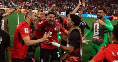 شاهد احتفالات نجوم منتخب مصر بعد الفوز على نيوزيلندا فى كأس العالم