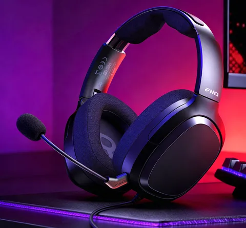 سماعة الألعاب Fiio FG3 HiFi تصل مع صوت محيطي 7.1 surround sound وتقنية HiRes Audio ومحركات مزدوجة dualdynamic drivers وشريحة 192kHz 24bit DAC
