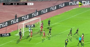 محمد شحاتة يسجل الهدف الأول للزمالك أمام بطل جيبوتى فى أبطال أفريقيا