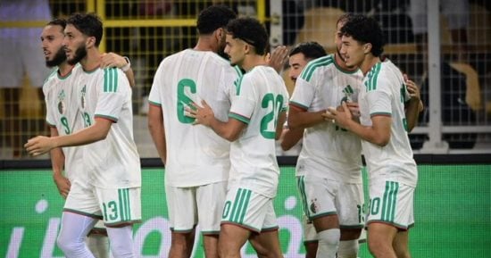 منتخب الجزائر يتخطى زامبيا 3  1 بتصفيات أمم أفريقيا فى غياب بقرار.. فيديو