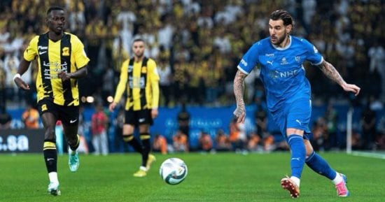 الهلال يهزم الاتحاد 3  2 في كلاسيكو الدوري السعودي