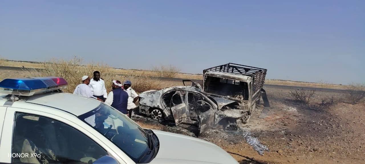 فاجعة بطريق كسلاالقضارف 4 قتلى و6 مصابين في حادث مروع