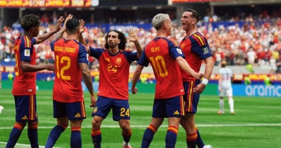مواعيد مباريات اليوم.. إنجلترا تواجه إسبانيا في دوري الأمم الأوروبية