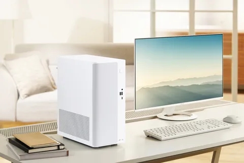 أسوس تكشف عن الحاسوب المكتبي المصغر Asus V500 Mini Tower بتصميم أنيق وخيارات معالجات AMD Ryzen