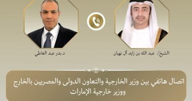 وزير الخارجية يبحث مع نظيره الإماراتى العلاقات الثنائية والتطورات الإقليمية