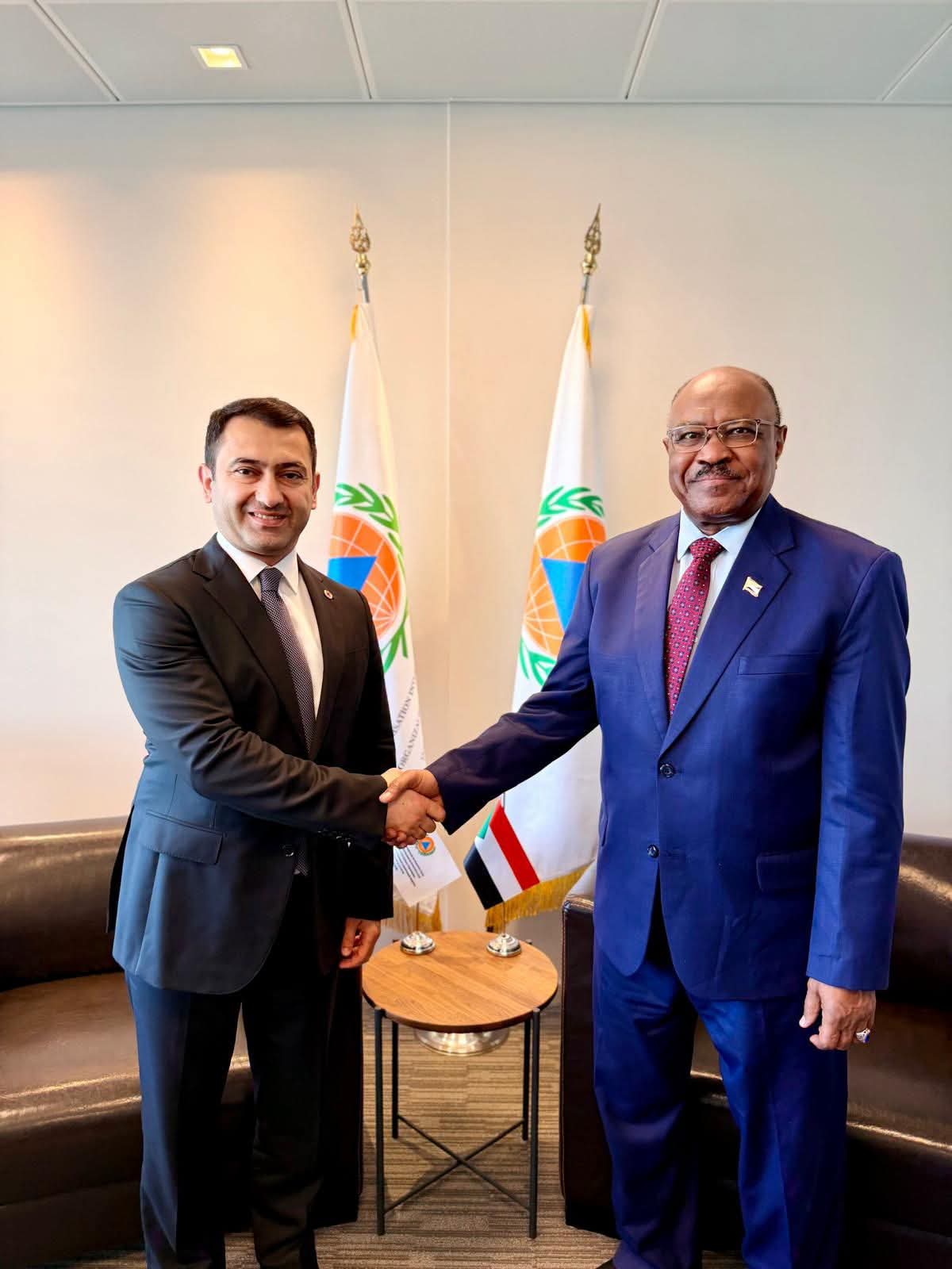 وزير الخارجية يبحث مع الأمين العام للمنظمة الدولية للدفاع المدني دعم استعدادات السودان لموسم الخريف