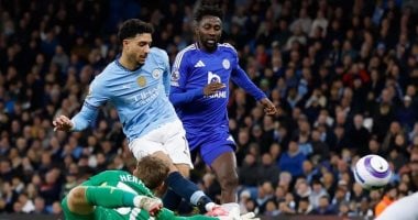 مان سيتي ضد ليستر سيتي.. مرموش يسجل فى تقدم السيتزينز بثنائية فى شوط أول020 مان سيتي ضد ليستر سيتي.. مرموش يسجل فى تقدم السيتزينز بثنائية فى شوط أول