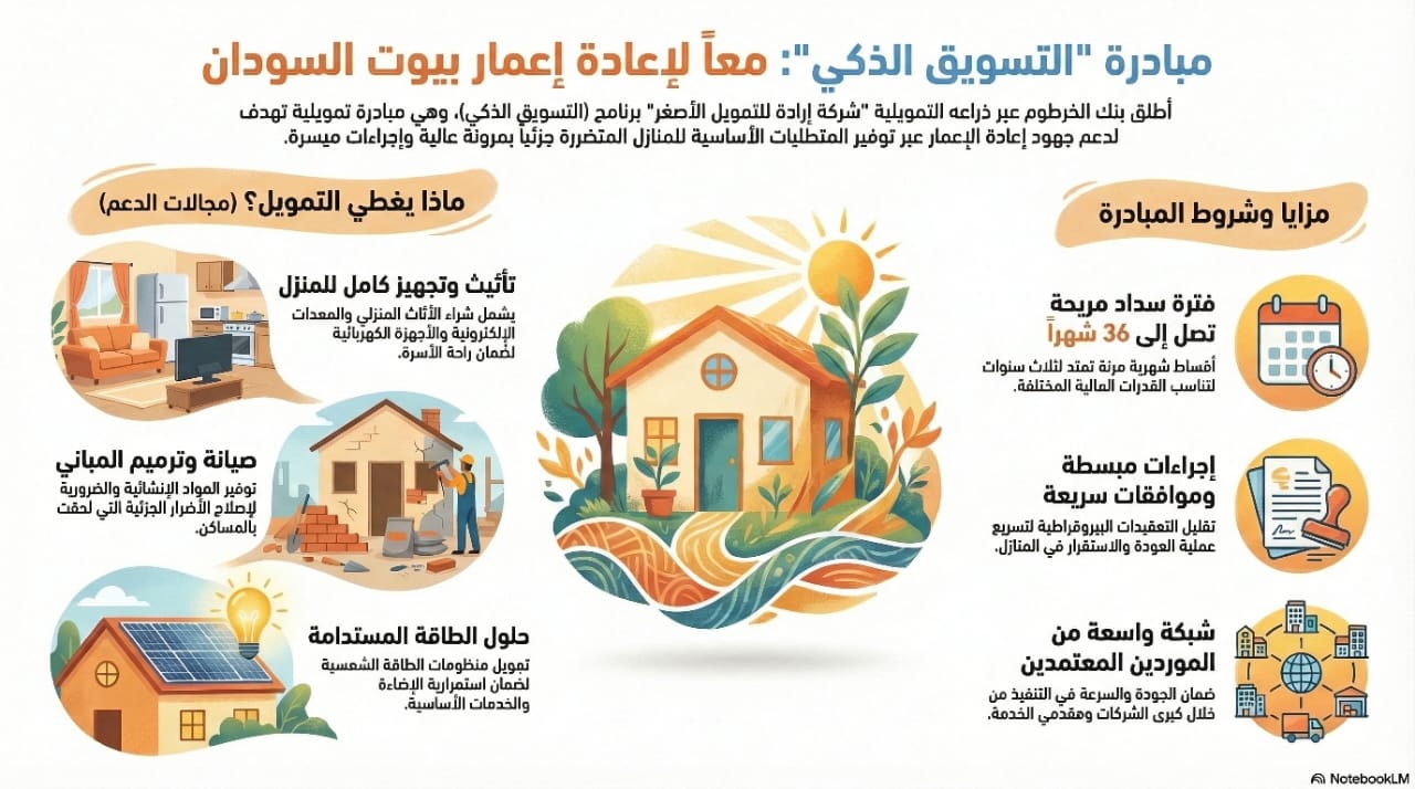 بنك الخرطوم يطلق مبادرة ذكية لإعادة تأهيل المنازل المتضررة