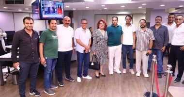 نجمة مصر الأولى نبيلة عبيد فى جولة بـاليوم السابع.. صور