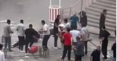 صور جديدة لآثار حريق ضخم فى محل بأحد المولات بالتجمع