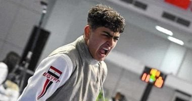 عبد الرحمن طلبة يضمن ميدالية لمصر بمنافسات الشيش بألعاب البحر المتوسط