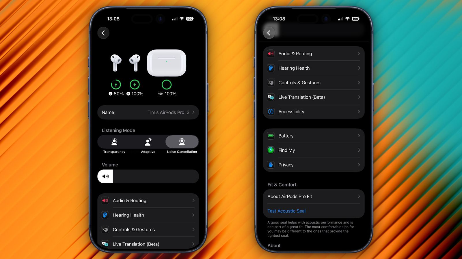 أبل تعيد تصميم قائمة إعدادات سماعات AirPods بالكامل في نظام WWDC2026 iOS 27