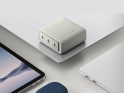 شاحن لينوفو الجديد المدمج بتقنية GaN وثلاثة منافذ وقوة شحن سريع 100W يأتي لأسواق