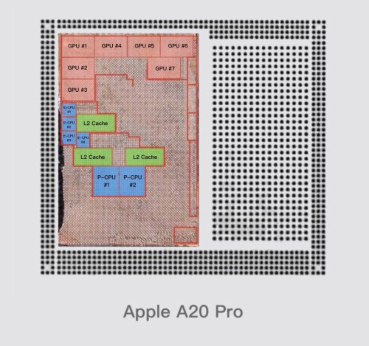 تسريب جديد يكشف تفاصيل قوية عن معالج أبل A20 Pro القادم