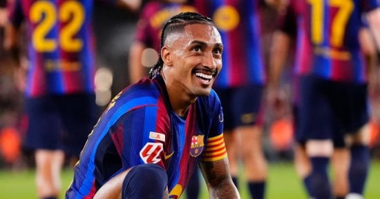 إشبيلية ضد برشلونة.. هاتريك رافينيا يقود البارسا لتعزيز صدارة الدوري الإسباني