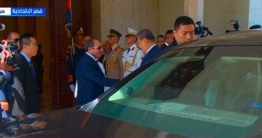 الرئيس السيسى: أرحب بصديقى الرئيس الصينى شى جينبينج فى مصر