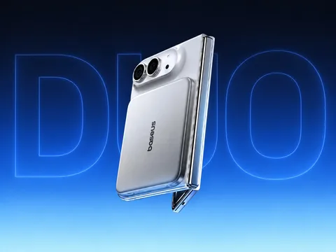 بيسوس تطلق بنك الطاقة النحيف PicoGo Air AM72 المخصص لهاتف iPhone Duo القابل للطي بقدرة 25 واط