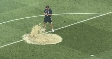 انفجار غير مألوف بين شوطي مباراة العراق والنرويج فى كأس العالم.. فيديو