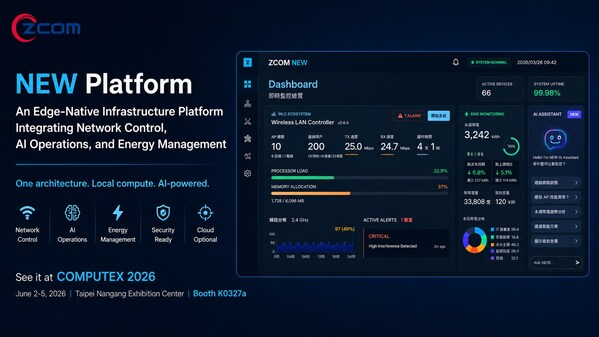 ZCOM تكشف عن منصتها الجديدة للاتصالات اللاسلكية في COMPUTEX2026