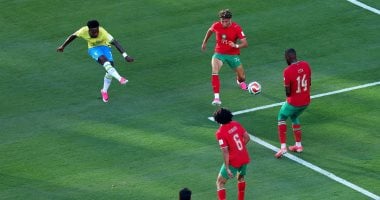 تعادل مثير بين البرازيل ضد المغرب 1  1 فى شوط أول ناري.. فيديو وصور
