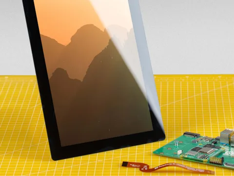 إطلاق شاشة Raspberry Pi الجديدة مع لوحة IPS بدقة 1200p ودعم اللمس المتعدد بـ 10 نقاط