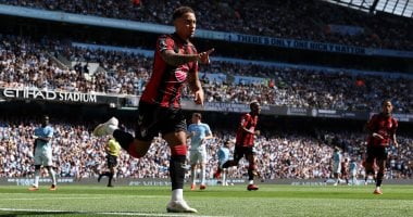 مان سيتي ضد بورنموث.. السيتزنز يتأخر 10 فى الشوط الأول فيديو
