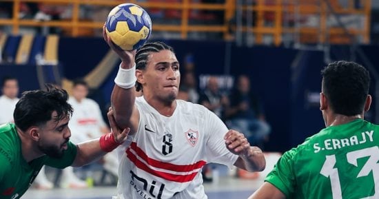 الزمالك يتأخر أمام برشلونة 12ـ20 فى الشوط الأول ببطولة العالم لأندية كرة اليد