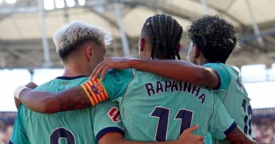 ليفانتي ضد برشلونة.. ثنائية وسيطرة للبارسا فى الشوط الأول بالليجا.. فيديو