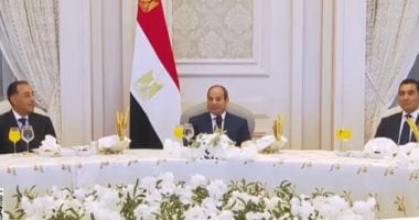 الرئيس السيسى يرحب بالمنتخب: بنعبر عن تقديرنا واحترامنا وفخرنا بيكم