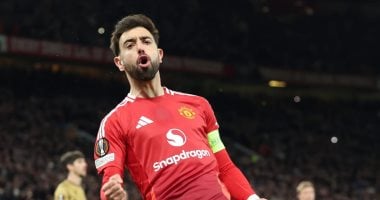 برونو فرنانديز يسجل رقما قياسيا جديدا مع مانشستر يونايتد فى البريميرليج