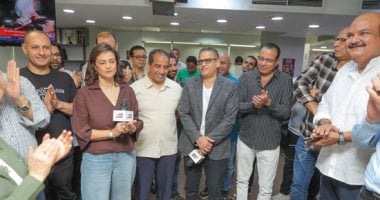 اليوم السابع يكرم الزميل محمد مراد المنسق الإعلامى لمنتخب مصر بعد إنجاز المونديال