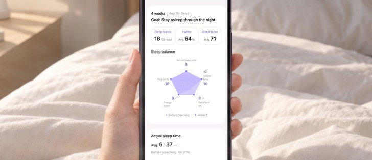 سامسونج تطور ميزتي التدريب على النوم والجري في تطبيق Samsung Health