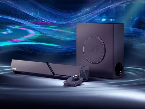 أسوس تطلق النظام الصوتي الجديد ROG Gjallar Gaming Soundbar بمضخم صوت لاسلكي ومركز تحكم متطور