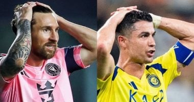ميسي ورونالدو يسقطان معا فى ليلة واحدة
