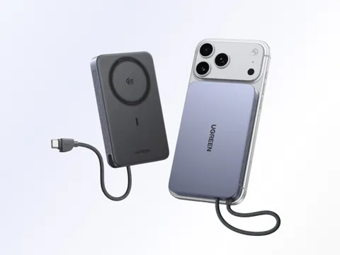 يوجرين تطلق بنك الطاقة المغناطيسي MagFlow Air النحيف بسعة 10000mAh وشحن سريع بقدرة 45W