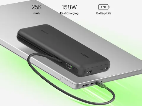 شركة بيلكين تطلق شاحنها المحمول الجديد UltraCharge Pro Laptop Power Bank 25K بقوة شحن فائقة وبخصومات فورية